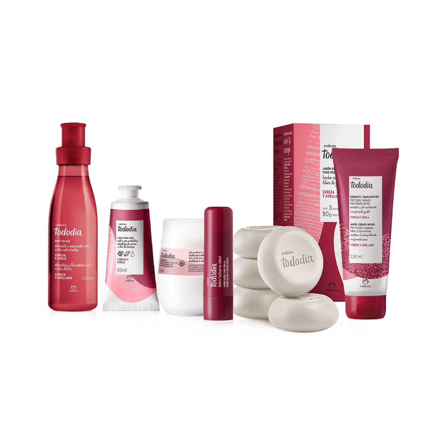 Línea Completa Cerezas y Avellanas