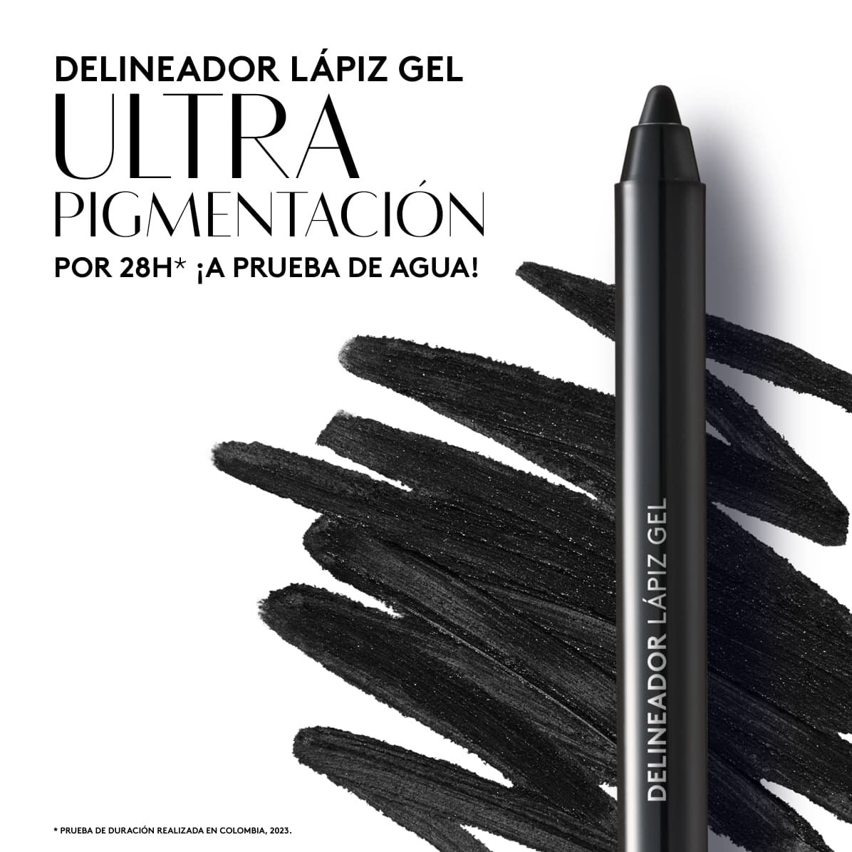 Delineador Lápiz Gel Negro para ojos
