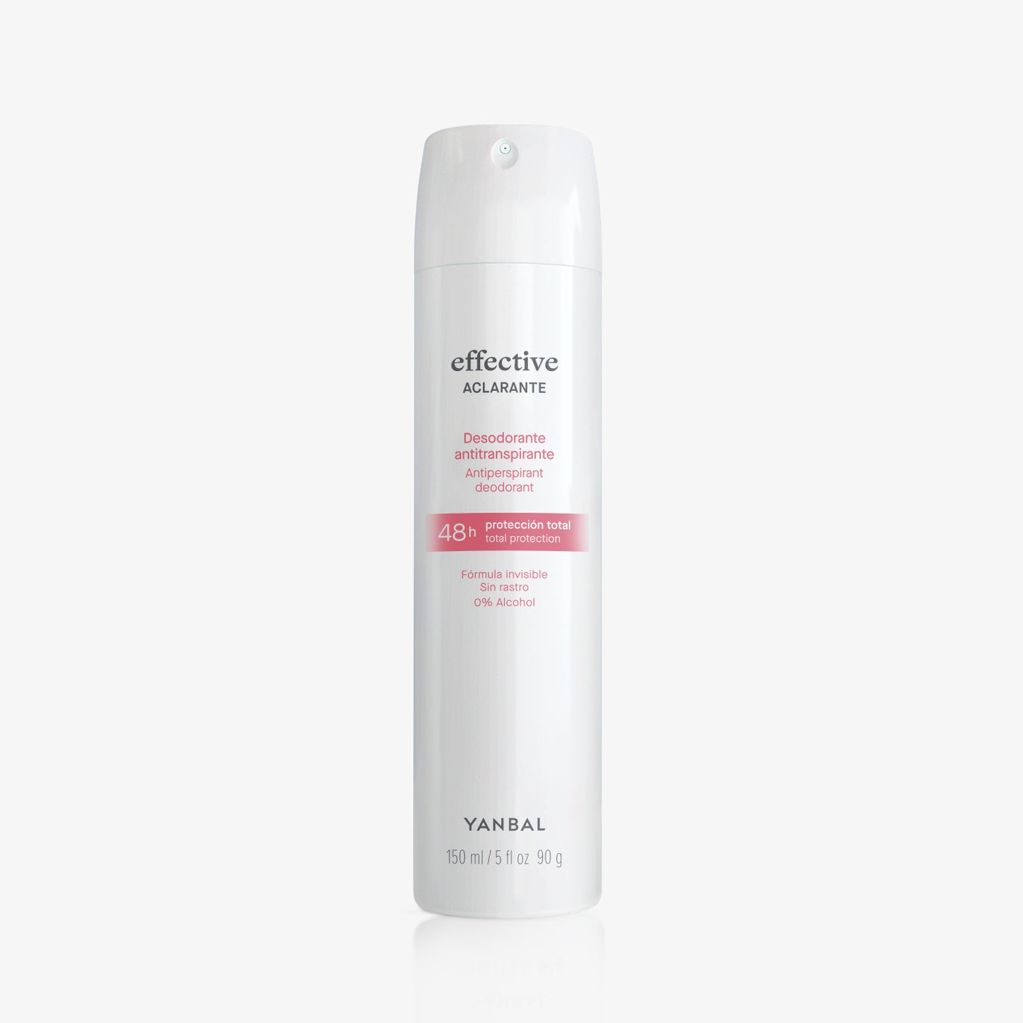 Desodorante Antitranspirante en Aerosol Effective Aclarante