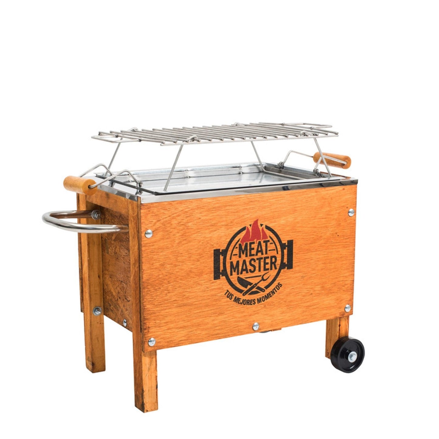 Caja China Chica Meat Master Premium + Parilla de Varillas Acero