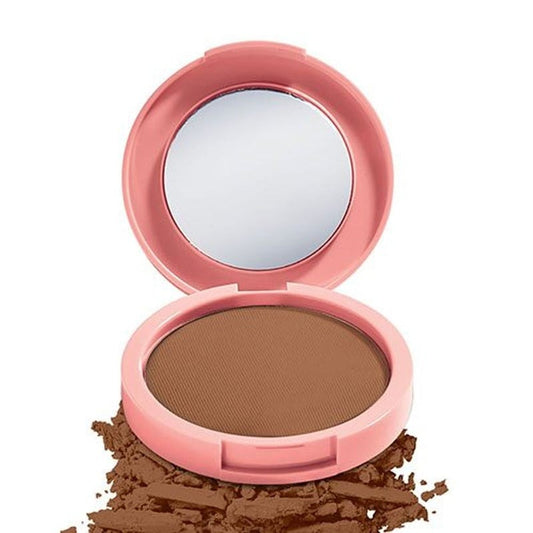 Matte Real Polvo Compacto Mate Oscuro