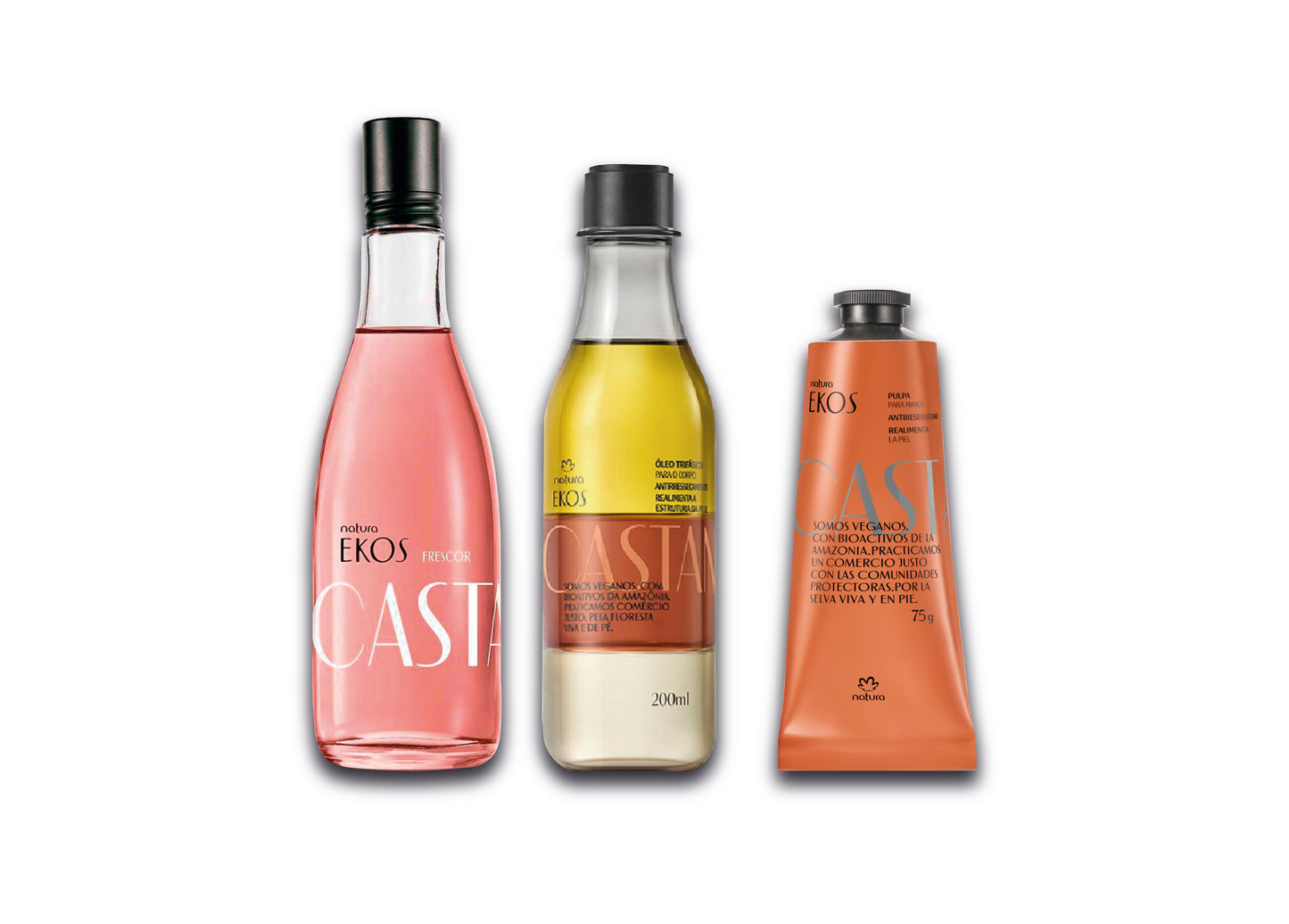 Kit x3 Castaña