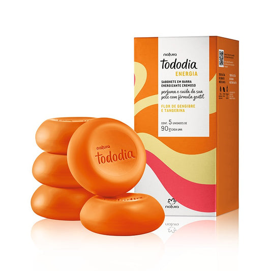 Jabones Flor de Jengibre y Mandarina 5X90g