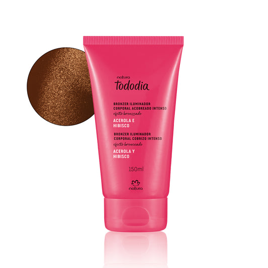 Bronzer Iluminador Corporal Acobreado Intenso Tododia Acerola y Hibisco