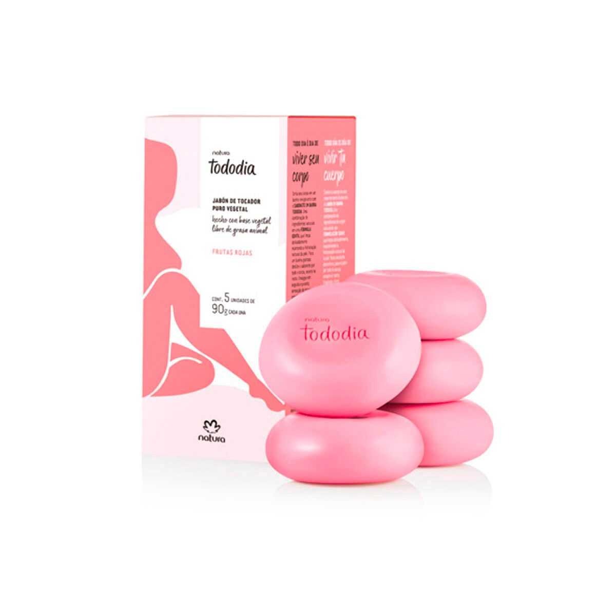 Jabones Tododia Frutas rojas 5x90g