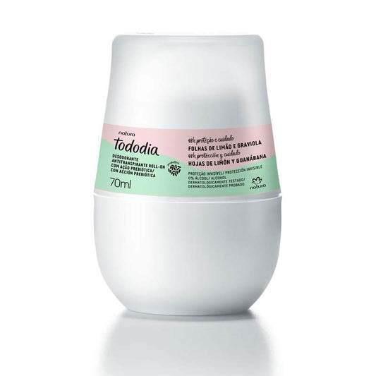 DESODORANTE ROLL ON HOJAS DE LIMON Y GUANABANA 70ML