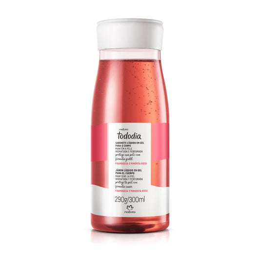 Jabón líquido frambuesa y pimienta rosa