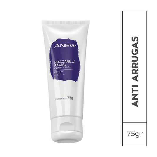 Mascarilla Facial con Platino Peel Off Anew 75g