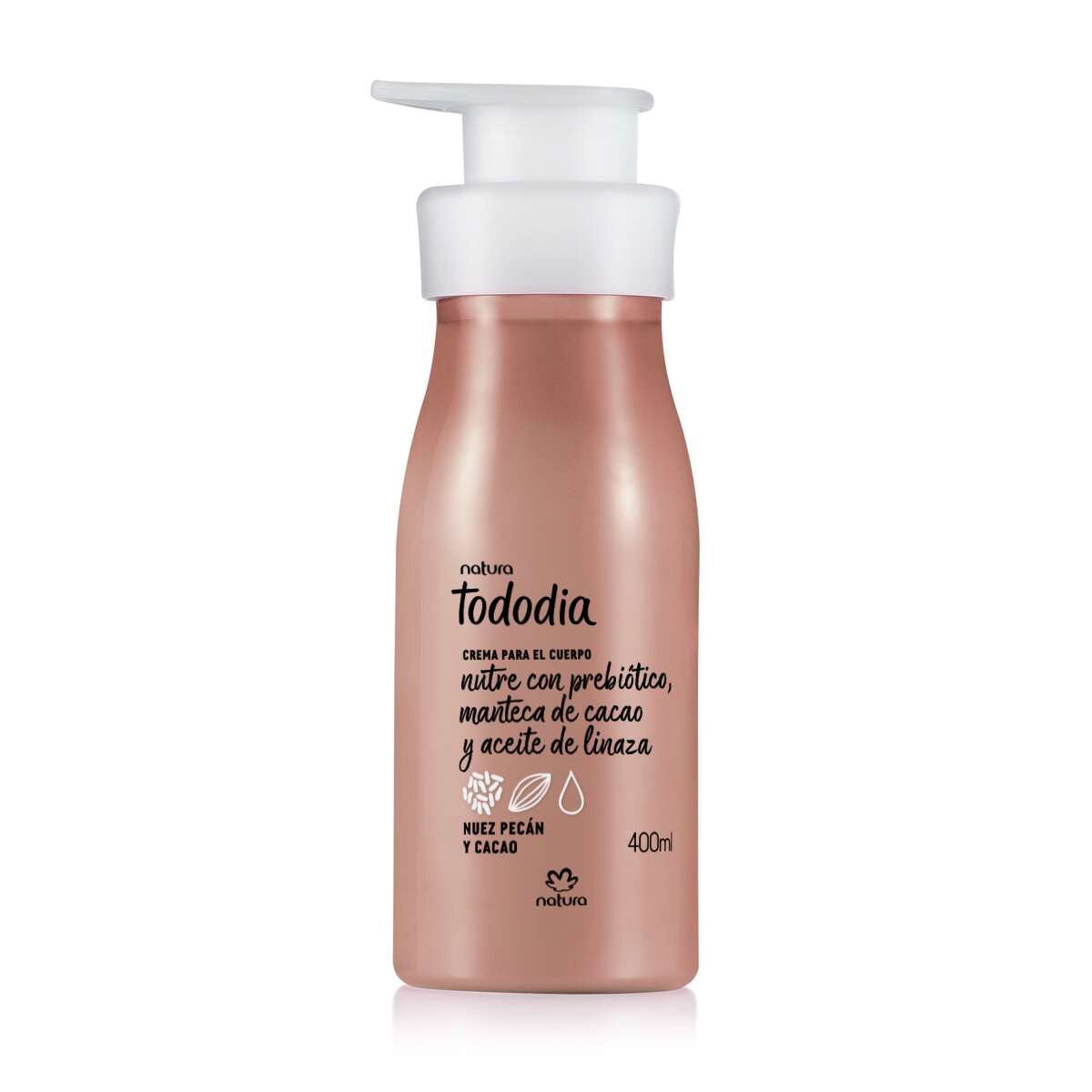 Tododia Hidratante corporal nuez pecán y cacao 400 ml