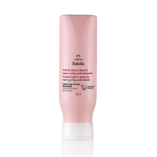 Crema para peinar reparadora flor de cereza y aguacate