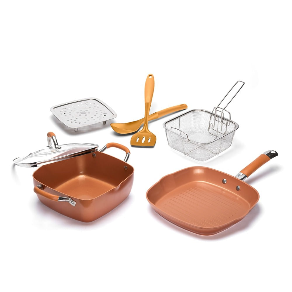Set de cobre 7 Piezas Behome